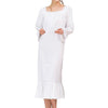Women's Vintage Nighty For Sex Fancy Nightgown Cotton Home Dress Long Sexy Nightwear  Long Sleeve