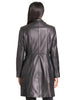 Women's Notch Collar Button Down Lamb Trench