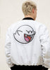 Mens Super Mario Nintendo Boo Bomber Jacket