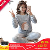 Autumn Winter Women Pyjamas Sets pajamas Sleepwear Suit Thick Warm Coral Flannel nightgown Female Cartoon Animal Pijama Mujer
