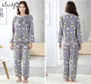 Autumn Winter Women Pyjamas Sets pajamas Sleepwear Suit Thick Warm Coral Flannel nightgown Female Cartoon Animal Pijama Mujer