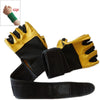 Bodybuilding Weightlifting Gym Gloves Dumbbell Kettlebells Fitness Gloves With Wrist Protector Crossfit Workout Training Gloves