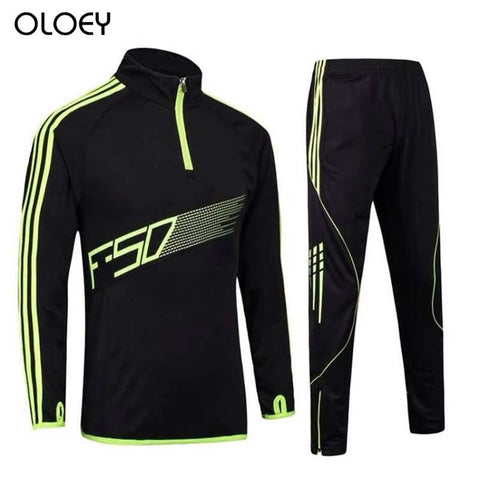 soccer training tracksuit men women football tracksuit two piece men's outfits summer sport suit jogging sweatsuit joggers set