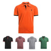 5 Pcs Set Polo Men Solid Slim Fit Short Sleeve Patchwork 100% Cotton Polo Shirt Men Fashion Streetwear