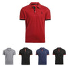 5 Pcs Set Polo Men Solid Slim Fit Short Sleeve Patchwork 100% Cotton Polo Shirt Men Fashion Streetwear