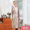 2019 Summer Satin Robes For Brides Wedding Lace Robe Sleepwear Silk Pijama Long Nightgown Women Bridesmaid Kimono Bathrobe