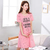 Summer Cotton M-5XL Sleepwear Women Nightdress Womens Cotton Cartoon Ladies Nightgown Sexy Nightwear Plus Size Home Sleep Dress
