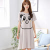 Summer Cotton M-5XL Sleepwear Women Nightdress Womens Cotton Cartoon Ladies Nightgown Sexy Nightwear Plus Size Home Sleep Dress