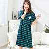 Summer Cotton M-5XL Sleepwear Women Nightdress Womens Cotton Cartoon Ladies Nightgown Sexy Nightwear Plus Size Home Sleep Dress