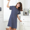 Summer Cotton M-5XL Sleepwear Women Nightdress Womens Cotton Cartoon Ladies Nightgown Sexy Nightwear Plus Size Home Sleep Dress