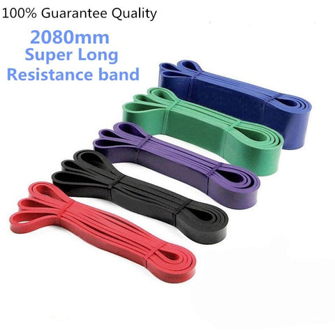 2080MM Super long Resistance Bands Workout Ruber Gym Expander Crossfit Power Lifting Crossfit Strengthen Muscle Equipment Unsex