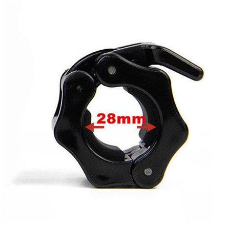 1 Pair Olympic Spinlock Collars Lock Barbell Dumbbell Clips Clamp Weight Bar Lock lifting Bar Gym Dumbbell Fitness Body Building