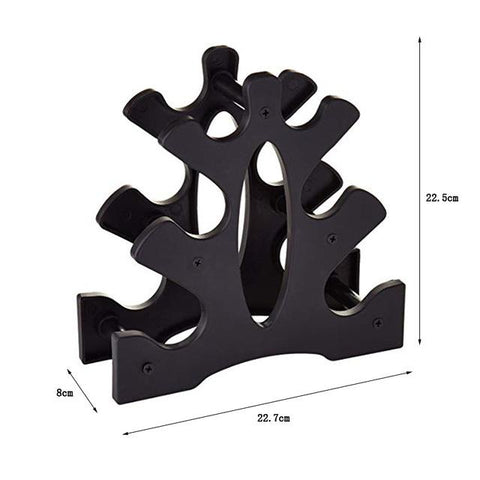 Small Gym Dumbbell Rack Stands Holder Dumbbell Floor Bracket Home Exercise Accessories for Weight Lifting