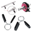 2 Pcs 28mm 30mm with Handle Dumbbells Barbell Spring Clips Ultra-soft Protective Cover Convenient and Save Time