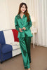 Pajamas Sets Spring Autumn 11 Colors Solid Color Women Long Sleepwear Suit Home Women Gift Female Sleepwear E0023