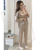 Pajamas Sets Spring Autumn 11 Colors Solid Color Women Long Sleepwear Suit Home Women Gift Female Sleepwear E0023