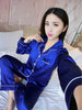 Pajamas Sets Spring Autumn 11 Colors Solid Color Women Long Sleepwear Suit Home Women Gift Female Sleepwear E0023