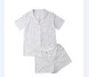 New Women Pajamas Sets Summer Short Sleeve Shirts+Pants Homewear Sleepwear