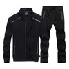 New Men's Tracksuits Male Sportswear Set Spring Autumn Casual Suits Jacket+Pants High Quality Plus Size L-9XL
