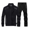 New Men's Tracksuits Male Sportswear Set Spring Autumn Casual Suits Jacket+Pants High Quality Plus Size L-9XL