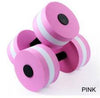 2pcs  EVA Water Foam Floating Dumbbell Swimming Pool Water Weight Aerobics Automatic Float Aquatic Barbell Toy 1 pair