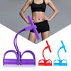 4 Tube Resistance Bands Latex Pedal Exerciser Sit-up Pull Rope Expander Elastic Bands Yoga equipment Fitness Gum Workout
