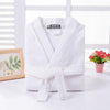 Summer Waffle Bathrobe Men Cotton Kimono Robe Hotel for Men Family Men's Sleepwear Hooded Nightgown V-Neck Plus Size XL White