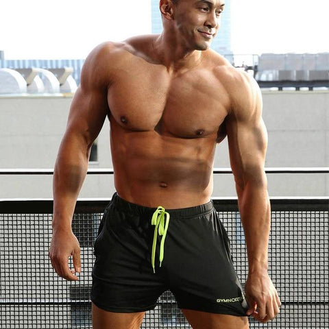Men New Summer Fashion Casual Mesh Beach Shorts Gyms Fitness Bodybuilding Jogging Breathable Quick Dry Brand Mens Shorts