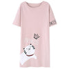 100% Cotton Women Sleepshirts Nightgowns Cartoon Night Dress Fashion Girls Nighty Sleepwear Ladies Nightwear Summer Homewear