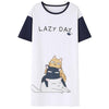 100% Cotton Women Sleepshirts Nightgowns Cartoon Night Dress Fashion Girls Nighty Sleepwear Ladies Nightwear Summer Homewear