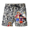 Dragon Ball Board Shorts Beach Summer Men Luffy Vegeta 3D Print Sport Anime Surfing Trunks Swimwear Super Saiyan Short Pants