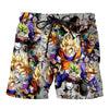 Dragon Ball Board Shorts Beach Summer Men Luffy Vegeta 3D Print Sport Anime Surfing Trunks Swimwear Super Saiyan Short Pants