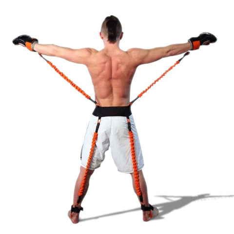 120LBS Power Boxing Resistance Bands Endurance Agility Pull Rope Crossfit Rubber Resistance Band Basketball Leap Training Rope