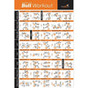 Bodybuilding Gym Sport Fitness Dumbbell Poster Kettlebell Workout Exercise Training Chart Art Wall Poster Print Home Decor