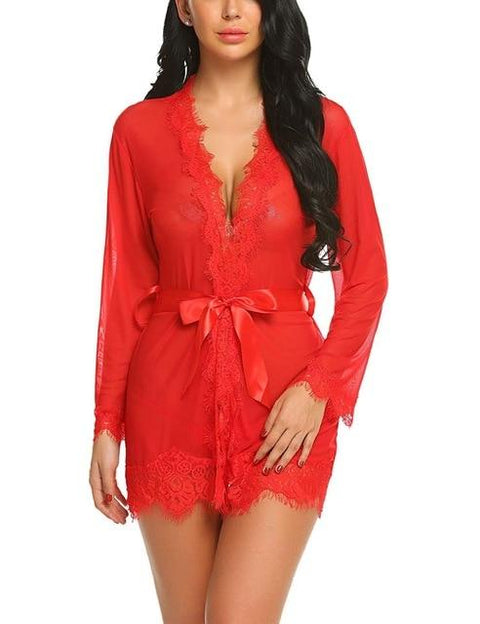 Plus Size 2XL Sexy Lingerie Hot Women Porno Sleepwear Lace Underwear Sex Babydoll Erotic Transparent Dress DJ016