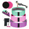 Resistance Bands Set Sport Elastic Loop Booty Band Expander Anti Slip Hip Fitness Legs Stretching Training Butt Squat Workout