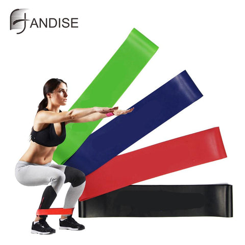 4pcs/Set Latex Resistance Bands Fitness Set Rubber Loop Bands Strength Training Workout Expander Gym Equipment Elastic Bands