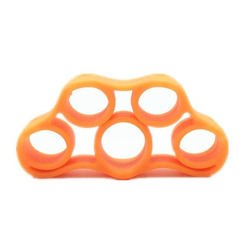 Silicone finger resistance band grab finger joint muscle trainer pull ring handle expander fitness equipment