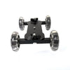 Mobile Rolling Sliding Dolly Stabilizer Skater Slider 11"Articulating Magic Arm Camera Rail Stand Photography Car For GoPro 7 6