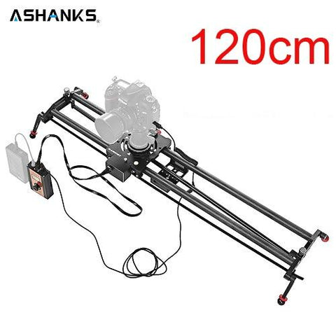 ASHANKS Stepper Motor Motorized Timelapse Video Camera Slider Follow Focus Rail Carbon Slide for Electric Control DSLR Youtuber
