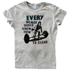 2019 Hot Sale Fashion Everywoman Trains Kettlebell Fitness Workout Grey T-Shirt Tee Shirt