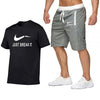 Summer Two Piece Men Short Sleeve T Shirts Top+Shorts Men's Tracksuits 2019 New Casual Sportswear Tops and Jogger shorts