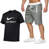 Summer Two Piece Men Short Sleeve T Shirts Top+Shorts Men's Tracksuits 2019 New Casual Sportswear Tops and Jogger shorts