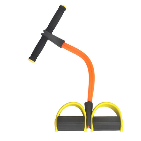 Blue/Yellow Yoga Resistance Bands Crunches Home Fitness Equipment Rally Sporting Pedal Exerciser