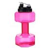 2.2L Outdoor Gym Dumbbell Kettle Sports Large Water Bottle Sports Running Fitness Cycling Kettle Climbing Picnic Bottles