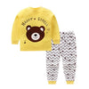 8 colors 2pcs/set kids baby girls clothes top+pants cotton baby pajamas sleepwear
