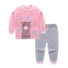8 colors 2pcs/set kids baby girls clothes top+pants cotton baby pajamas sleepwear