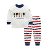 8 colors 2pcs/set kids baby girls clothes top+pants cotton baby pajamas sleepwear