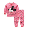 8 colors 2pcs/set kids baby girls clothes top+pants cotton baby pajamas sleepwear