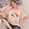 XCAMP Women Sleepwear Summer Clothes For Women Pajamas Set Calf- Length Pants Cotton Print Casual Style Women Nightgown